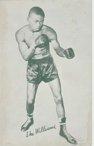 IKE WILLIAMS BOXING HOFer EXHIBIT SUPPLY CO. PENNY ARCADE CARD 1940-1955 - Picture 1 of 2