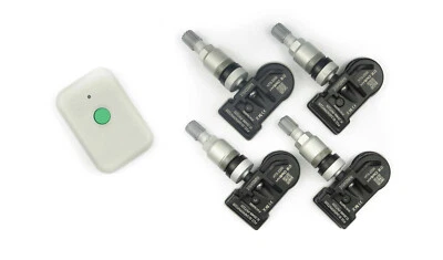 New Silver Stem 315mhz TPMS Set & TPMS Reset Tool Fits 2009 Ford Mustang - Image 1 of 2
