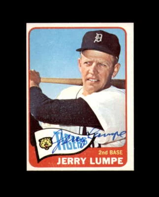 Jerry Lumpe Signed 1965 Topps Detroit Tigers Original Autograph - Image 1 of 2