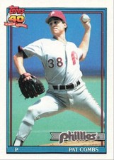 1991 Topps Baseball Pat Combs Philadelphia Phillies #571