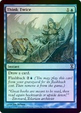 4X Think Twice - Foil New MTG Time Spiral Magic