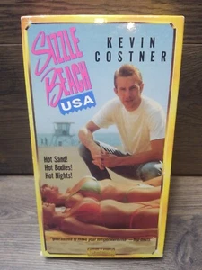 Sizzle Beach USA VHS 1991 Young Kevin Costner Hot Sand! Hot Bodies! Hot Nights! - Picture 1 of 5