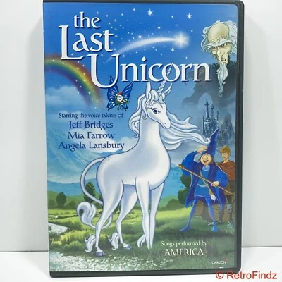 The Last Unicorn (DVD, 2004) Jeff Bridges, Mia Farrow, Angela Lansbury OOP Foto 1 de 4