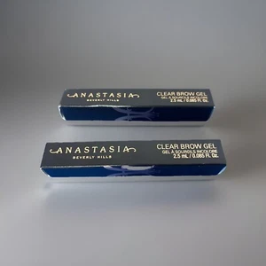 2x Anastasia Beverly Hills Clear Brow Gel Mini Reisegröße 0,085 flüssige Unzen/2,5 ml - Bild 1 von 2