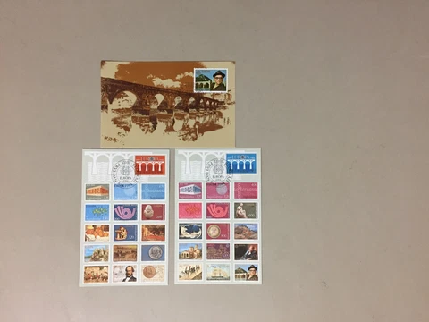 Three Yugoslavian EUROPA CERT maxi cards Cover