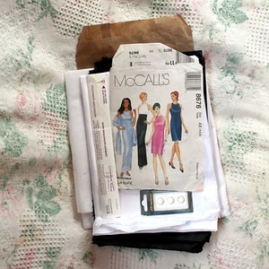 Dress Pattern Kit- McCall's 8676 Cut-To-Fit 60s - Fabric, Notions, Etc, Size 8 - Picture 1 of 7