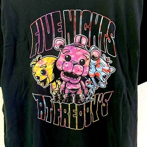 Camisa Five Nights at Freddys L Negra Funko Pop Película de Terror Videojuego Halloween - Imagen 1 de 15
