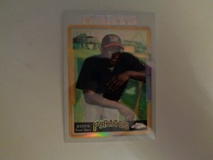 2005 Topps Chrome Update Refractor Jeremy Harts Card #UH139