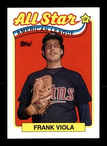 1989 Topps #406 Frank Viola AS, LL Minnesota Twins Baseball Card