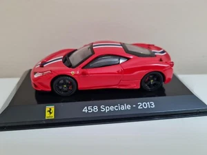 1/43 COCHE FERRARI 458 SPECIALE 2013 1:43 CAR MODEL ITALIA IXO SALVAT ITALY - Imagen 1 de 2