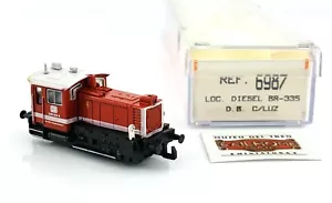 PN353 - IBERTREN 2N 6987 - LOCOMOTORA DIESEL BR 335 DB 142.6 CON LUZ! - Imagen 1 de 7