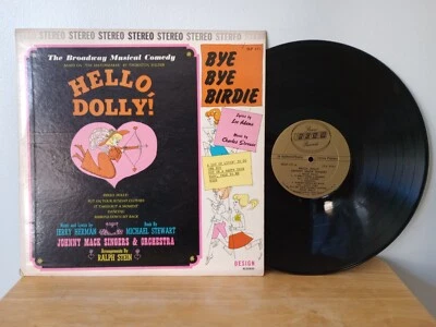 Johnny Mack Singers Hello Dolly / Bye Bye Birdie 1962 Design DLP-171 Broadway - Image 1 of 4