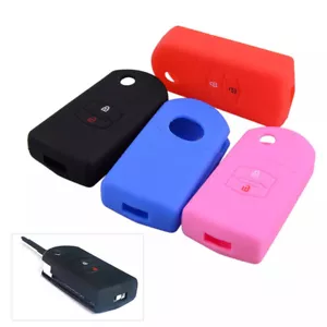 Silicone 2 Button Remote Key Cover Case Fob Fit for Mazda 2 3 5 6 CX7 RX8 MX5 · - Foto 1 di 11