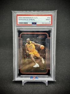 Shaquille Oneal 2003 Bowman Chrome Rookies and Stars PSA 9 Mint Lakers - Picture 1 of 2