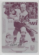2018-19 Upper Deck Compendium Printing Plate Magenta 1/1 Erik Haula #382 0c6