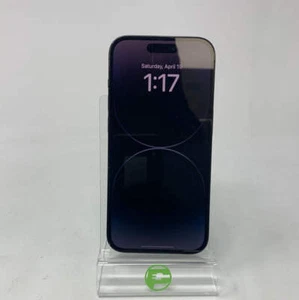 Unlocked Apple iPhone 14 Pro 256GB SPACE BLACK MQ0N3LL/A - Picture 1 of 6