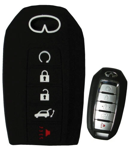 Резиновый брелок для дистанционного открывания дверей без ключа для Infiniti 2022 2023 2024 2025 - Изображение 1 из 1