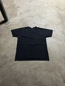 Vintage Y2K Blank Essential Black Tee - Picture 1 of 4