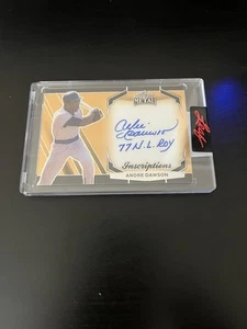 2024 Leaf Metal Inscriptions Auto Gold Andre Dawson "77 NL ROY" #MI-AD1 13/25 - Picture 1 of 2