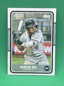 ADRIAN GIL 2025 Onyx Vintage BASE CARD White Sox - Bild 1 von 2