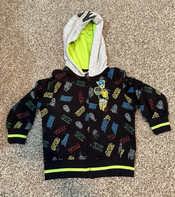 Sudadera con capucha forrada de vellón con cremallera frontal completa Marvel The Avengers Heroes 4T para niños Foto 1 de 4