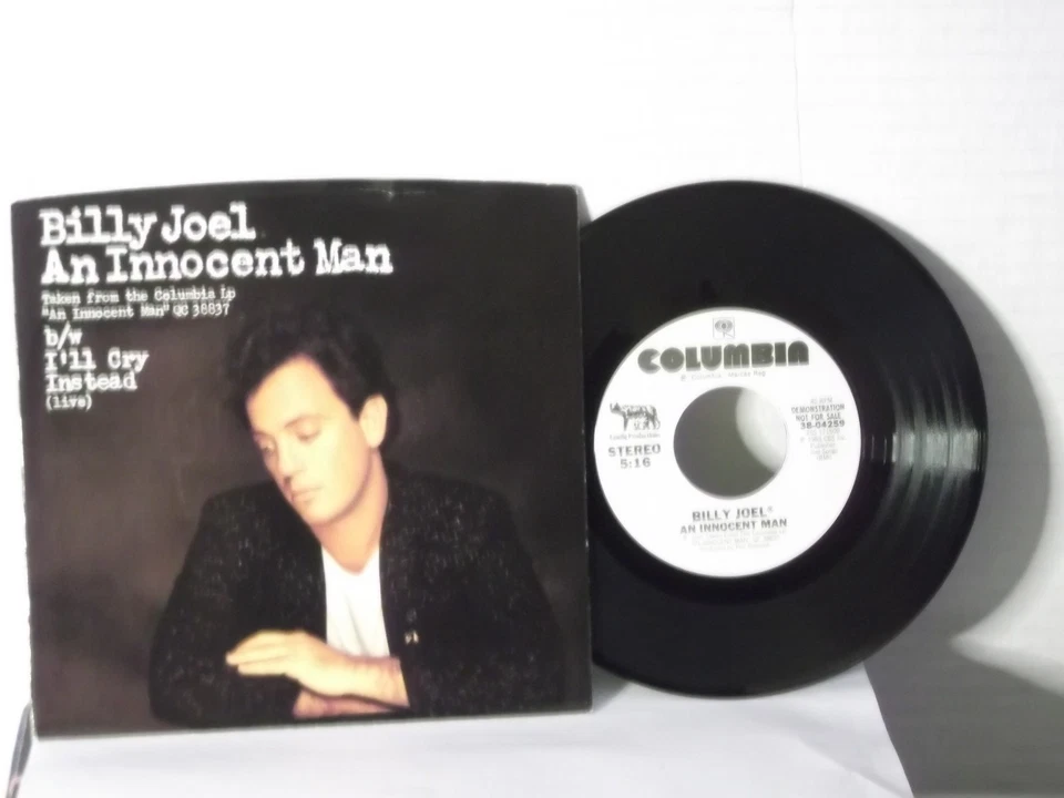 Billy Joel,Columbia,"An Innocent Man",US 7" 45 with P/S,1983 PROMO, hit single,M - Image 1 of 1