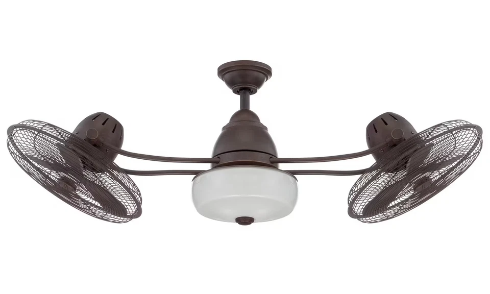 Aged Bronze Textured 48"Ceiling Fan from the Bellows II Indoor Outdoor - Изображение 1 из 1