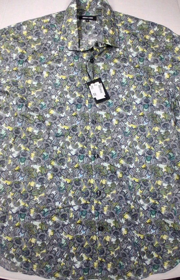 Jared Lang Short Sleeve Mens Shirt XL NWT - Image 1 of 4