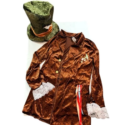 Disfraz de Sombrerero Loco Alicia en el País de las Maravillas Chaqueta y Sombrero Juegos con disfraces Mediano 38-40 Gota Foto 1 de 4