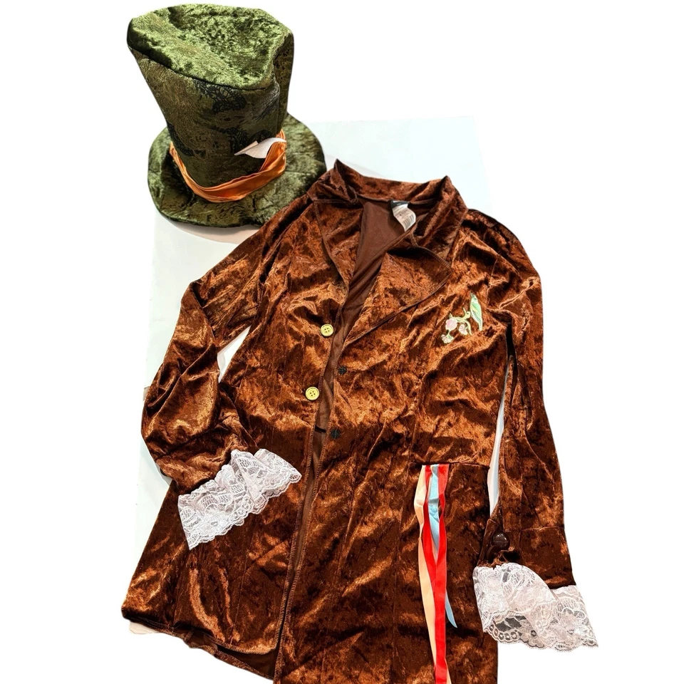 Disfraz de Sombrerero Loco Alicia en el País de las Maravillas Chaqueta y Sombrero Juegos con disfraces Mediano 38-40 Gota Foto 1 de 4