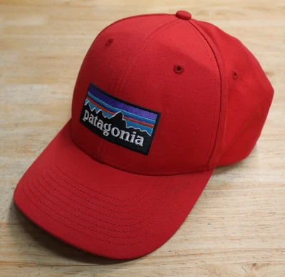 Sombrero Patagonia Adulto Snapback Rojo Algodón Orgánico Logo Grande Foto 1 de 4