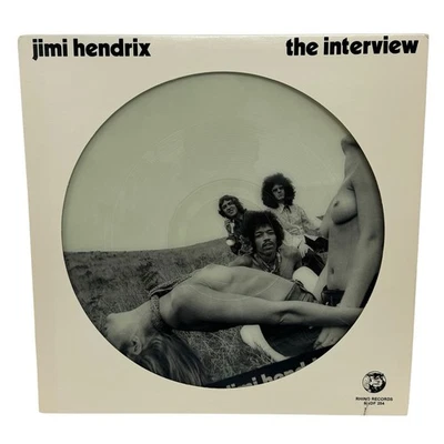 JIMI HENDRIX - THE INTERVIEW - Picture Disc, RARE 1968 RNDF-254 Mint Unplayed LP - Image 1 of 4