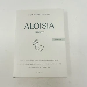 Aloisia Beauty 7-Day Skin Care System 7 Sheet Masks Full Size NIB SEALED - Picture 1 of 4