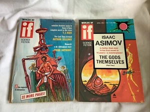 Worlds of If SF Magazin - Nov-Dez 1970 & April 1972 - Asimov, Wolfe, Koontz++ - Bild 1 von 9