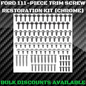 1972-1976 Ford Gran Torino Interior Exterior Molding Engine Bay Trim SCREW KIT - Foto 1 di 2