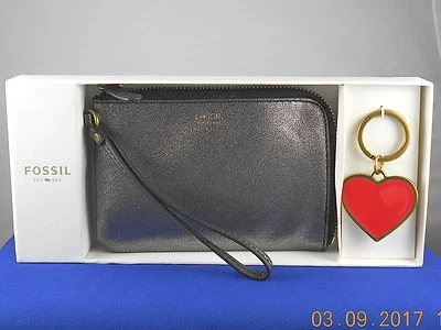 Juego de caja de regalo llavero corazón rojo muñeca BRENNA peltre metálico fósil Foto 1 de 2