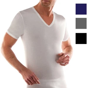 Pop - Set di 2 maglie caldo cotone interlock collo V di Nottingham - Imagen 1 de 2
