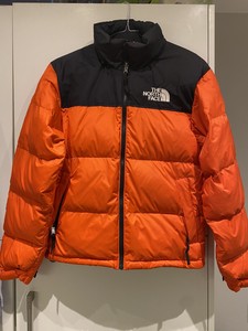 north face jakke orange