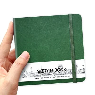 Hardcover Sketchbook Large Square Sketch Pad, 58 Sheets, 5"x5" - Image 1 of 4