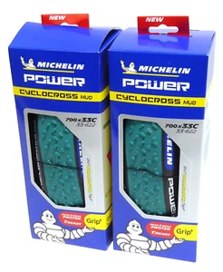 Michelin Power Cyclocross Mud Tire -700 x 33, Tubeless, Folding, Green/Black  - Picture 1 of 1