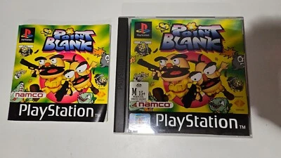 Playstation 1 Point Black Original Black case + book +Foot Reloader + Laser Gun - Image 1 of 4