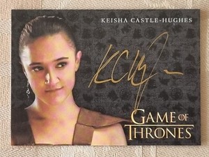 Game Of Thrones Inflexions Keisha Castle-Hughes / Obara Sand Autograph Card