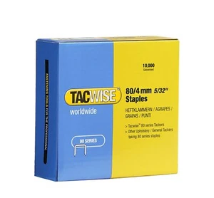Tacwise 80/4mm 5/32'' Staples Box of 10,000 (0380) - Picture 1 of 1