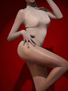 UK Womens Sheer Bodystocking Ice Silky High Elastic Jumpsuits Full Body Stocking - Picture 1 of 67