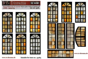 RT-Diorama 1/35 Printed Acc.: Factory Glass Windows "Endkampf" - Picture 1 of 1