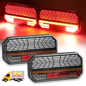 2x Kit de luces traseras LED impermeables para autocaravana cámper remolque camión señal de giro trasera - Imagen 1 de 10