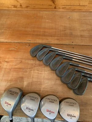 Wilson HT1000 Flow Weight RH Golf Club Set 1,3,5,7 Woods 3-9 Irons, PW - Image 1 of 4