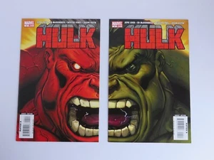 Hulk #4 (Marvel, 2008) Green Hulk and Red Hulk Cover Set NM - Picture 1 of 2