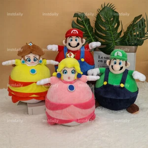 11" Super Mario Bros Plush Toys Balloon Mario Luigi Princess Stuffed Doll Gifts - Picture 1 of 21
