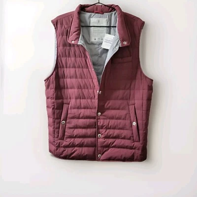 2250 $ BRUNELLO CUCINELLI МУЖСКОЙ ЛЕГКИЙ КРОЛИЧЬЕГО ВНИЗ ЖИЛЕТ SZ:US XL/54 ЕС - Изображение 1 из 4